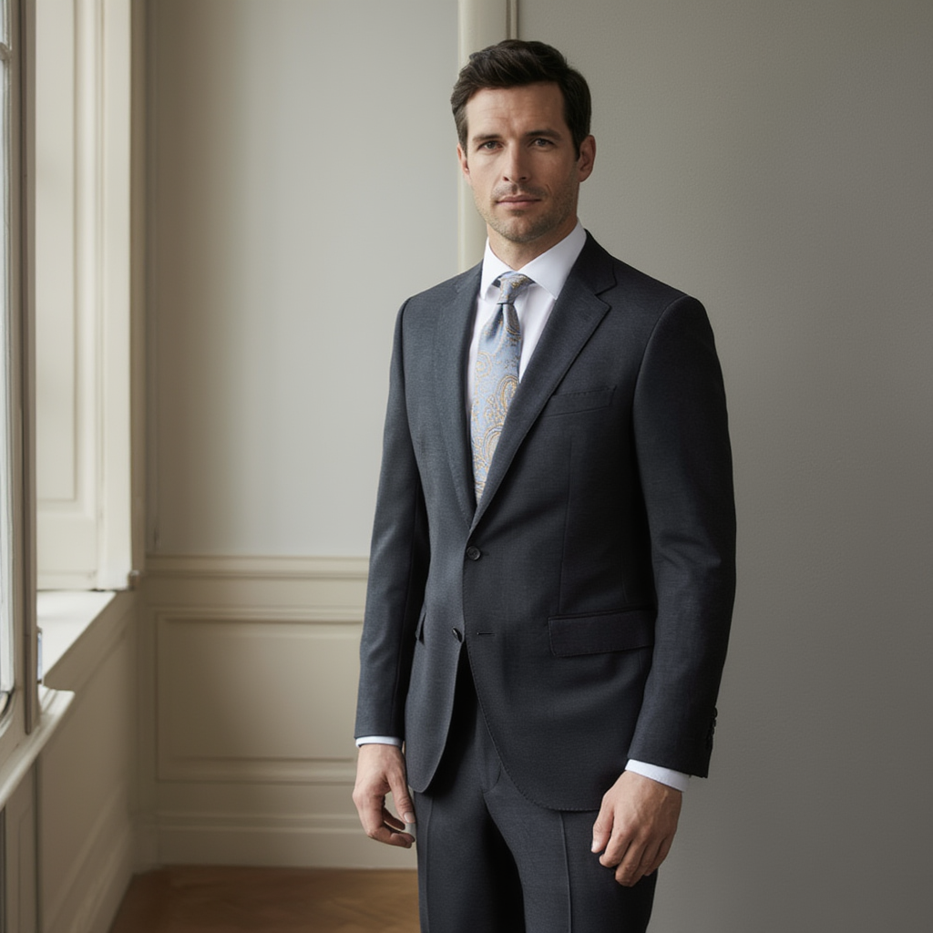 Julien | Élégante Cravate en Soie Imprimée 5