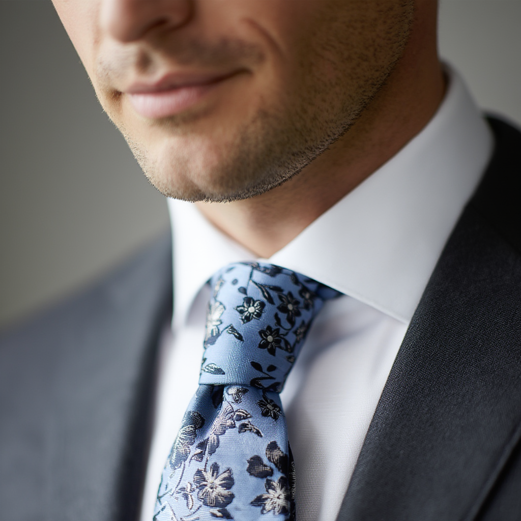 Jules | Élégante Cravate Homme en Soie Jacquard Luxe 3