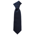 Julien | Élégante Cravate Homme en Soie Grenadine Bleu Marine 1