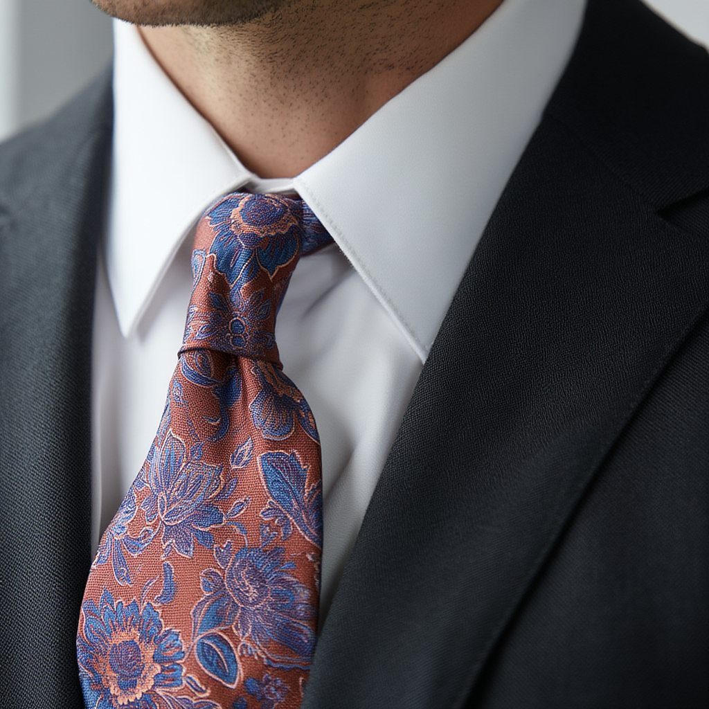 Julien | Élégante Cravate en Soie Imprimée 3