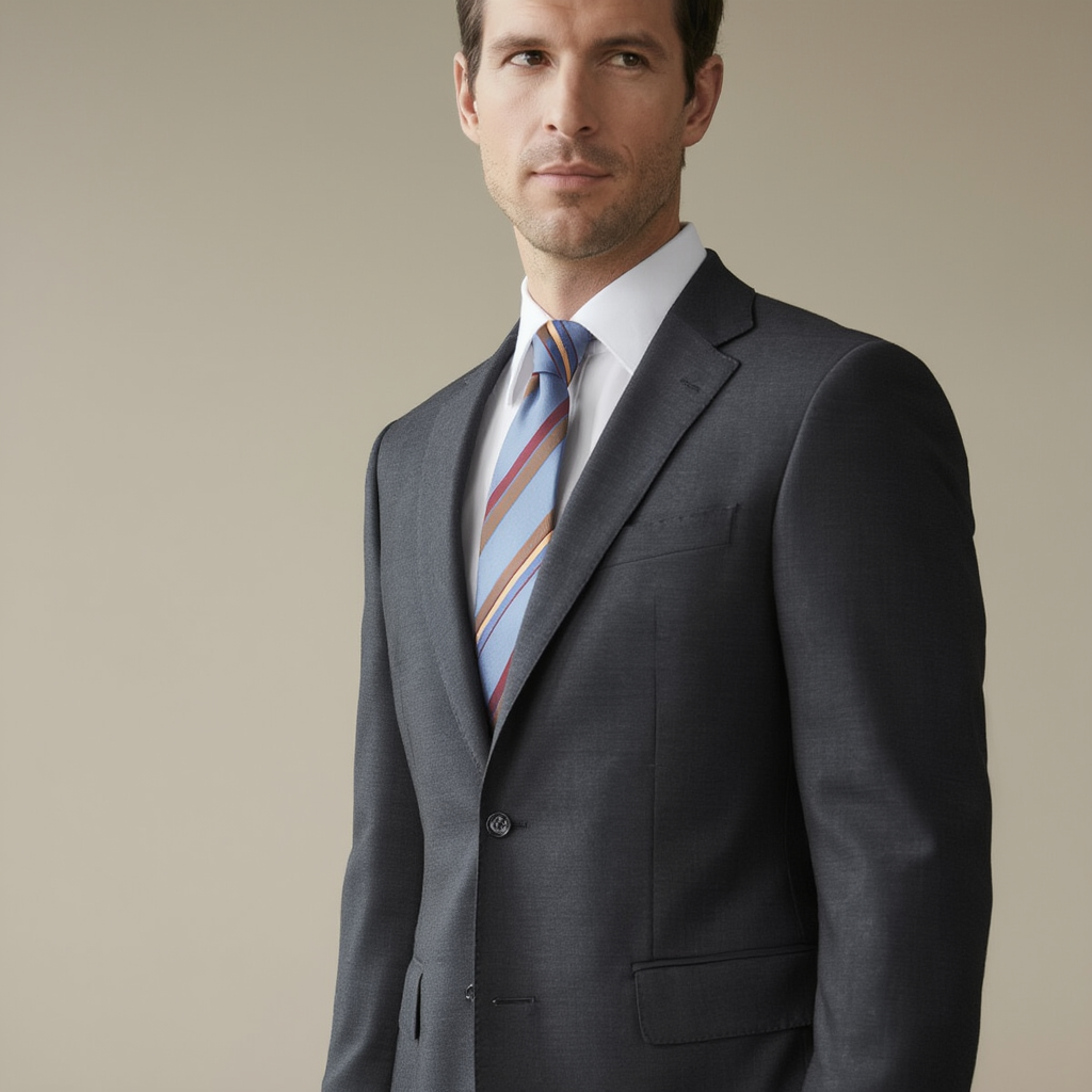 Julien | Élégante Cravate Homme en Jacquard de Soie Luxe 4