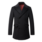 Manteau Élégant | Manteau Shelby avec Doublure Rouge pour Style Intemporel 6