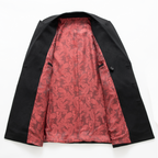 Manteau Élégant | Manteau Shelby avec Doublure Rouge pour Style Intemporel 7