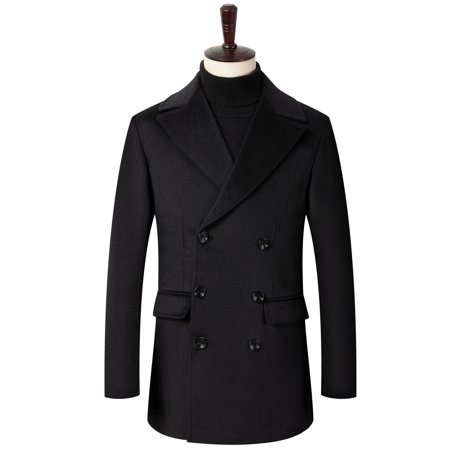Manteau Élégant | Manteau Shelby avec Doublure Rouge pour Style Intemporel 10