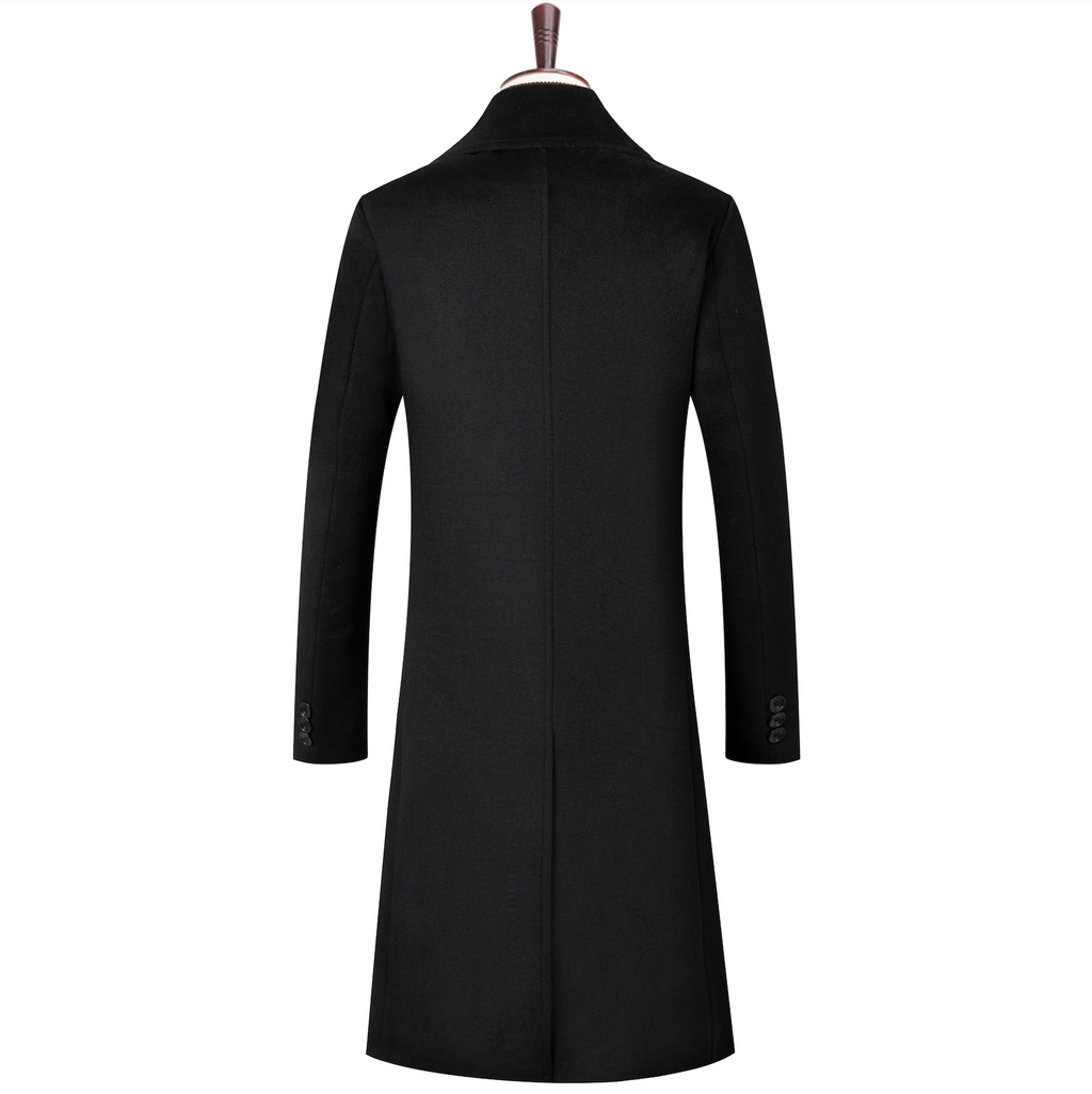 Manteau Hiver Femme Long en Laine avec Doublure Rouge | Élégance Intemporelle pour Automne-Hiver 9