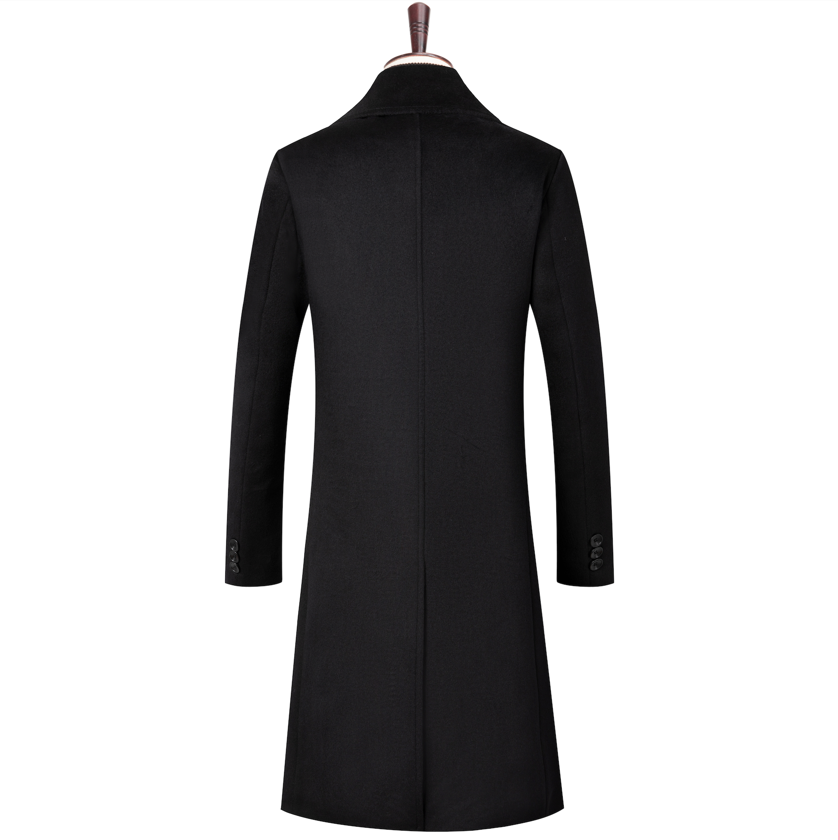 Manteau Hiver Femme Long en Laine avec Doublure Rouge | Élégance Intemporelle pour Automne-Hiver 9