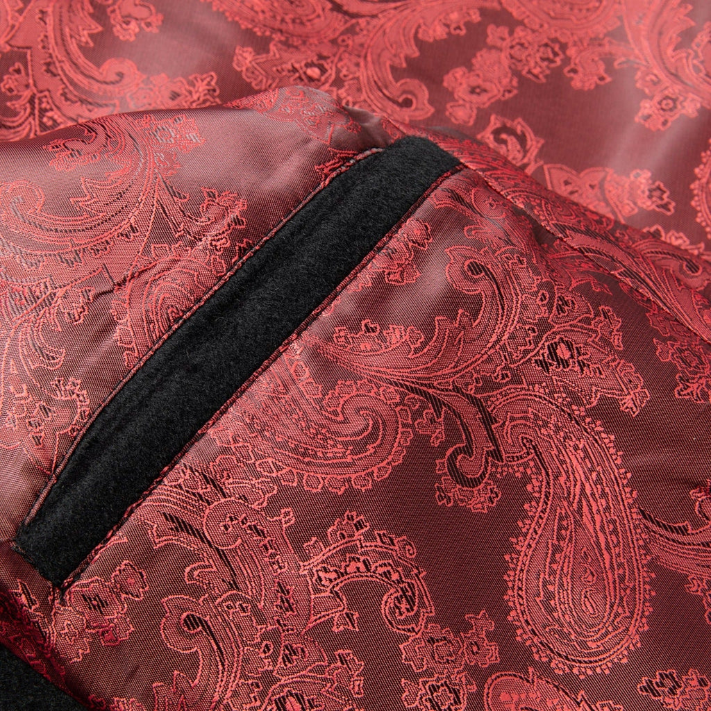 Manteau Hiver Femme Long en Laine avec Doublure Rouge | Élégance Intemporelle pour Automne-Hiver 11