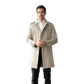 Éclipse | Manteau Trench Long pour Homme avec Ceinture Ajustable | Élégance et Confort pour le Printemps 6