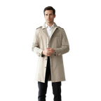 Éclipse | Manteau Trench Long pour Homme avec Ceinture Ajustable | Élégance et Confort pour le Printemps 6