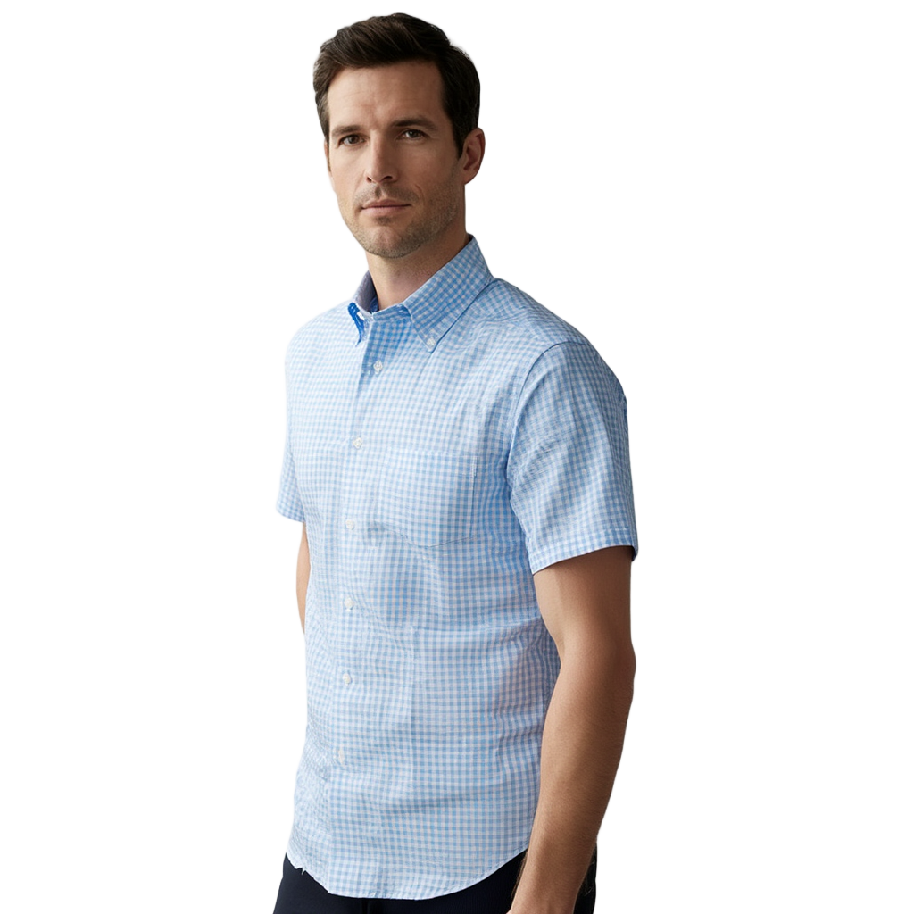 Chemise Carreaux Habillée Oxford Homme | Coton Oxford