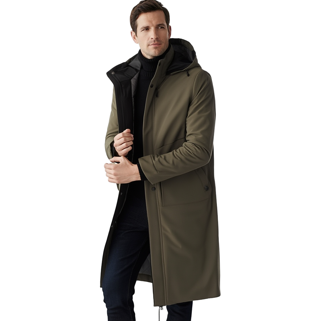 Parka Longue Matelassée avec Capuche pour Hommes | Isolation Efficace pour Hiver 13