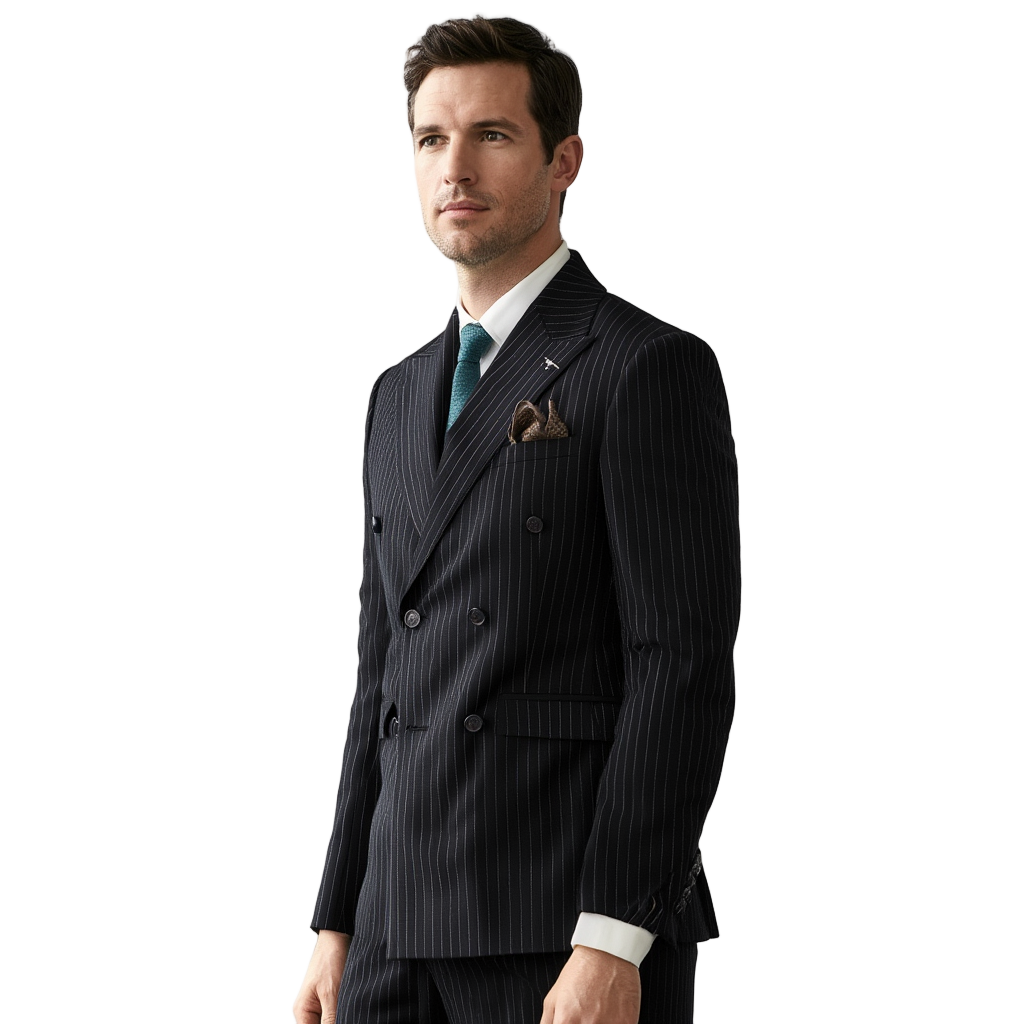 Costume Homme Mariage Slim 2 Pièces en Polyester avec Drapé Fluide | Élégance et Confort pour Événements Formels 4