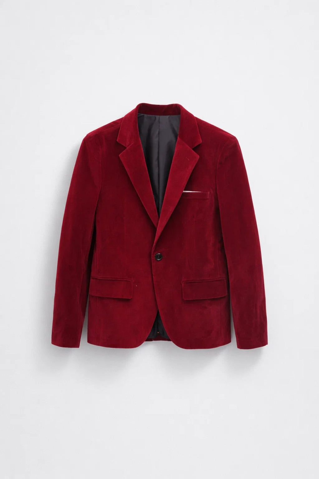 Blazer Homme Bleu Marine en Velours avec Coupe Ajustée | Élégance Polyvalente pour Automne 6