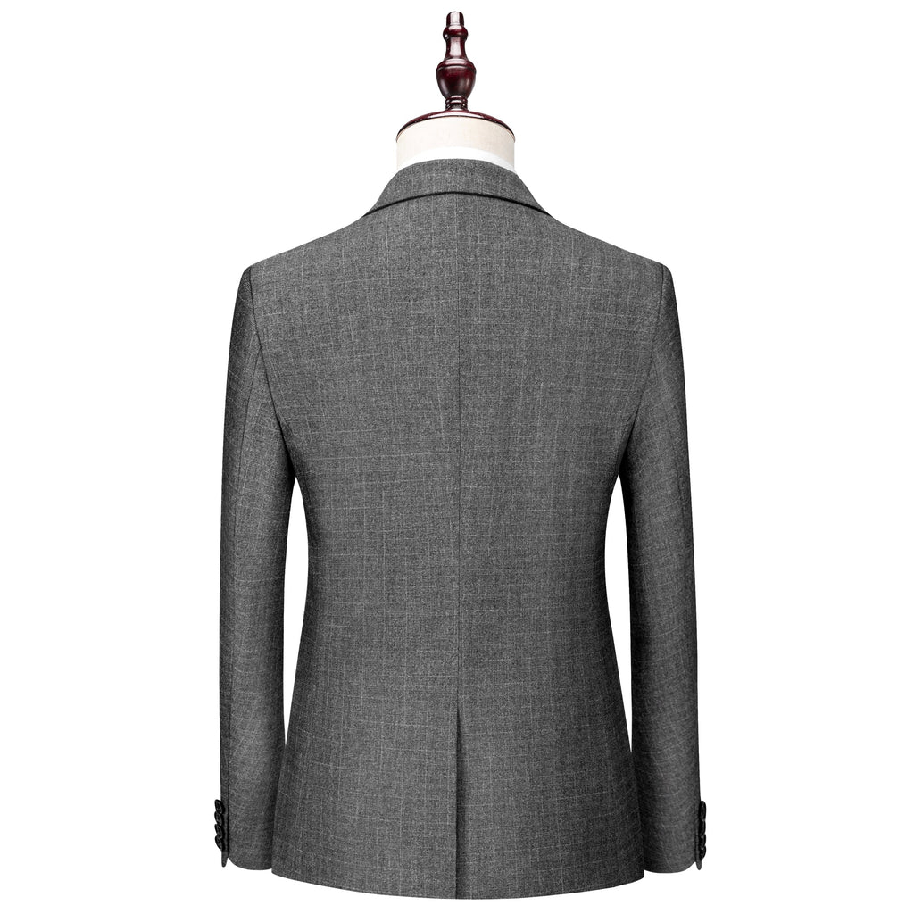 Élégance Moderne | Blazer Ajusté en Tweed avec Fermeture à 1 Bouton | Style Polyvalent pour Gentleman 9