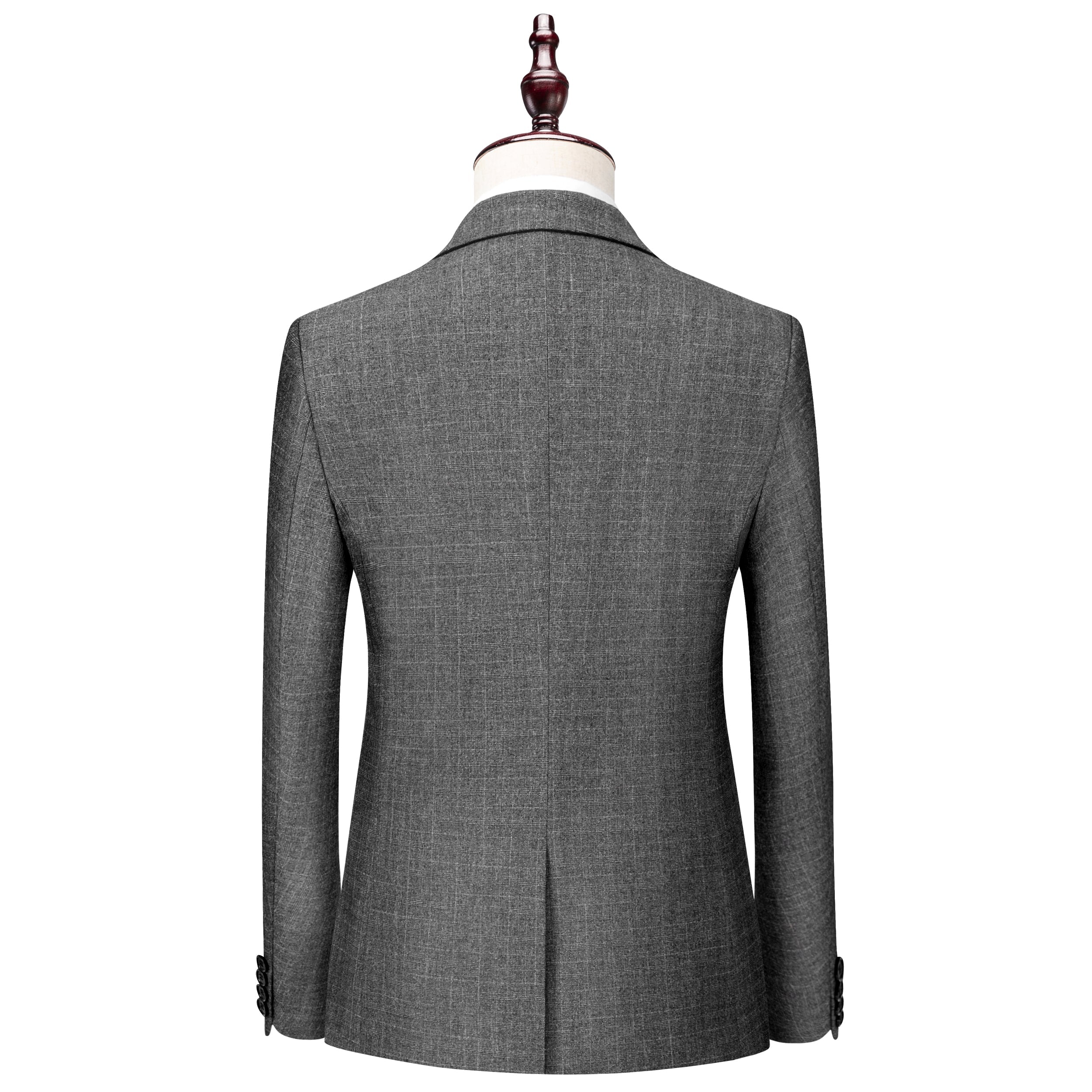 Élégance Moderne | Blazer Ajusté en Tweed avec Fermeture à 1 Bouton | Style Polyvalent pour Gentleman 9