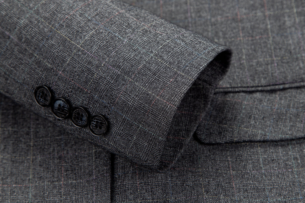 Élégance Moderne | Blazer Ajusté en Tweed avec Fermeture à 1 Bouton | Style Polyvalent pour Gentleman 11