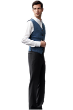 Élégance Printemps | Gilet Homme Sans Manches avec Encolure en V | Polyvalent pour Toutes Occasions 10