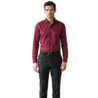 Chemise Homme à Motifs avec Détails Contrastés | Élégance et Confort pour le Bureau 3