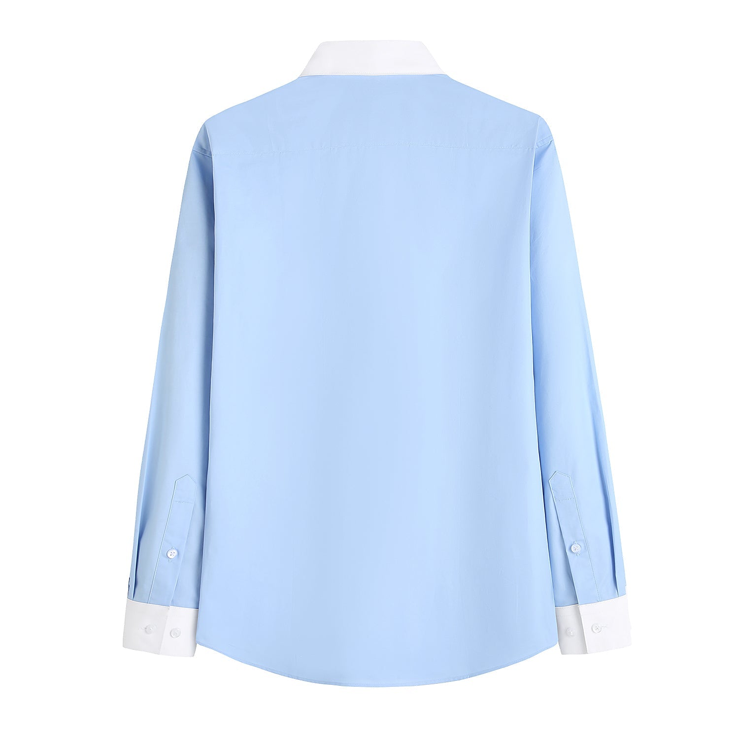Élégance Masculine | Chemise en Coton Bleu et Blanc avec Col Classique | Polyvalente pour Toutes Occasions 9