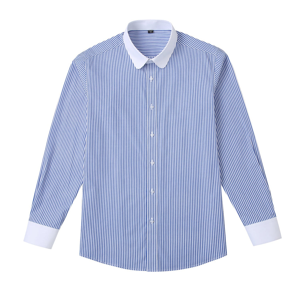 Chemise Classique en Coton Doux avec Col Traditionnel pour Élégance Quotidienne 6