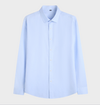 Élégance Classique | Chemise en Coton Bleu pour Homme avec Finitions Soignées | Style Polyvalent pour Toutes Occasions 6