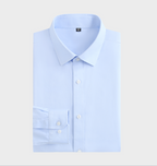 Élégance Classique | Chemise en Coton Bleu pour Homme avec Finitions Soignées | Style Polyvalent pour Toutes Occasions 7