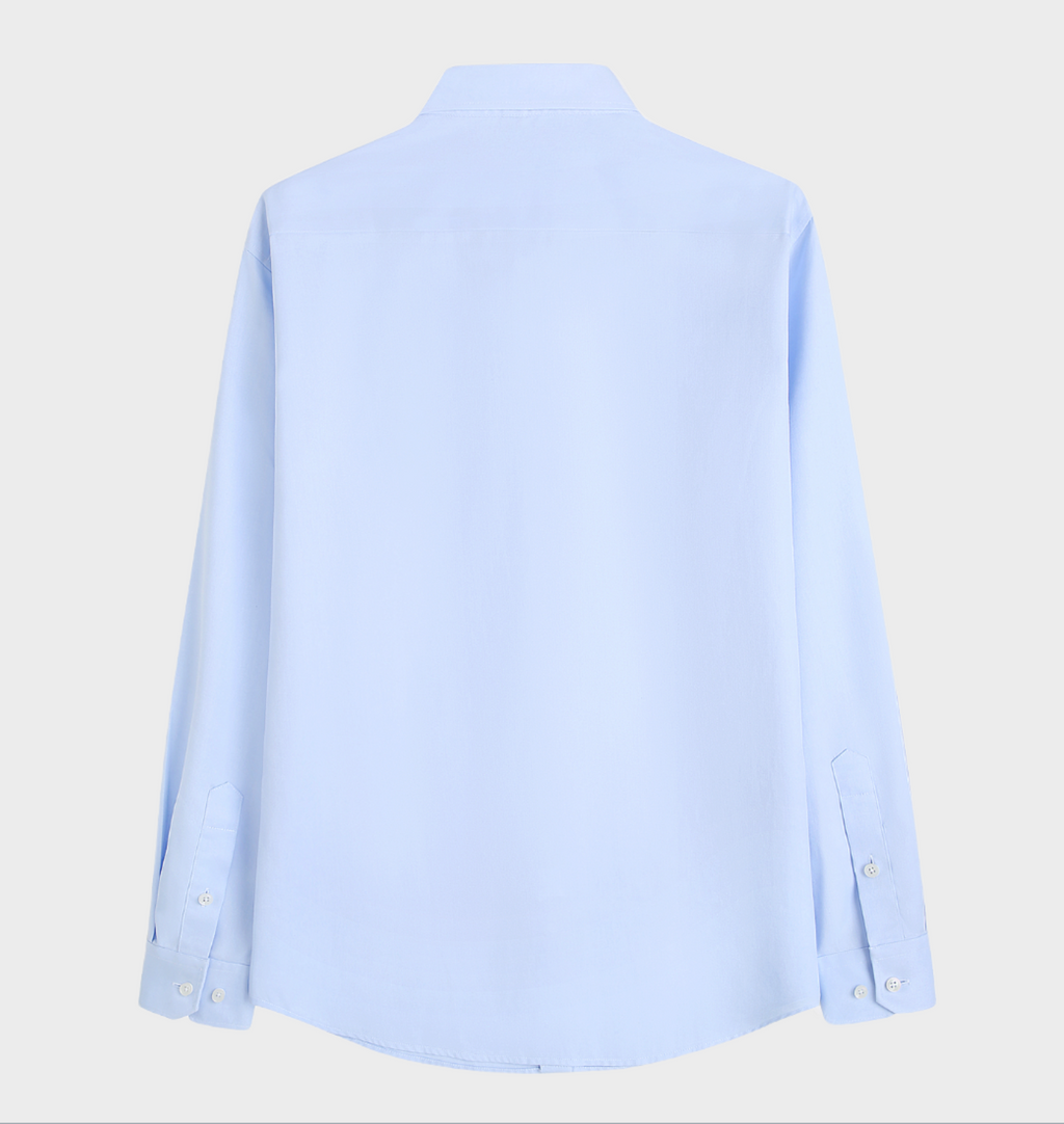 Élégance Classique | Chemise en Coton Bleu pour Homme avec Finitions Soignées | Style Polyvalent pour Toutes Occasions 8