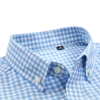 Chemise Habillée Homme à Carreaux en Coton Oxford Maximus 3