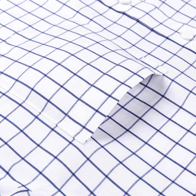 Chemise Habillée Homme en Coton à Carreaux Maximus 3