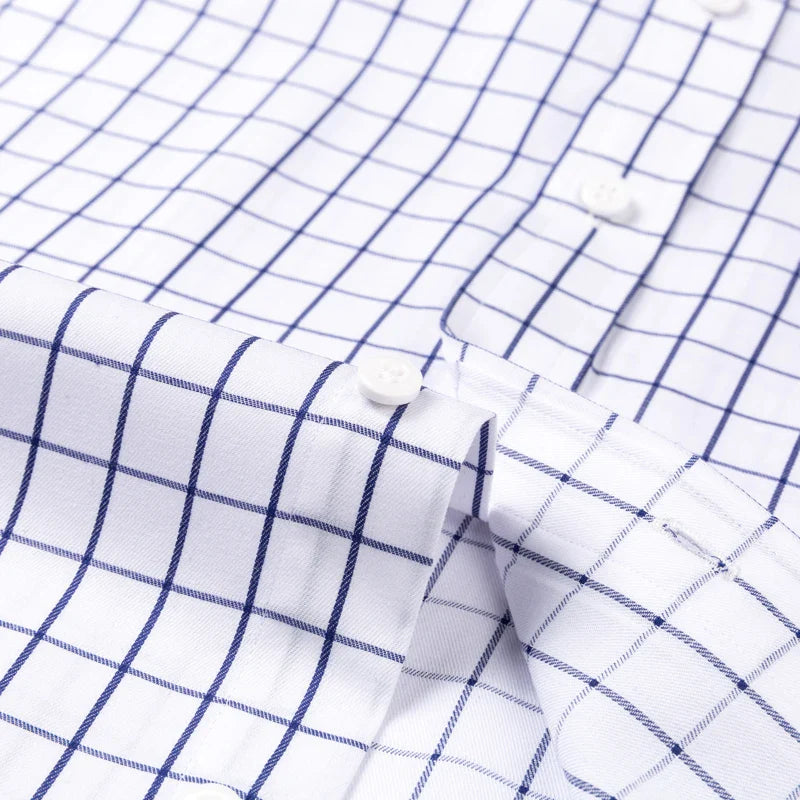 Chemise Habillée Homme en Coton à Carreaux Maximus 4