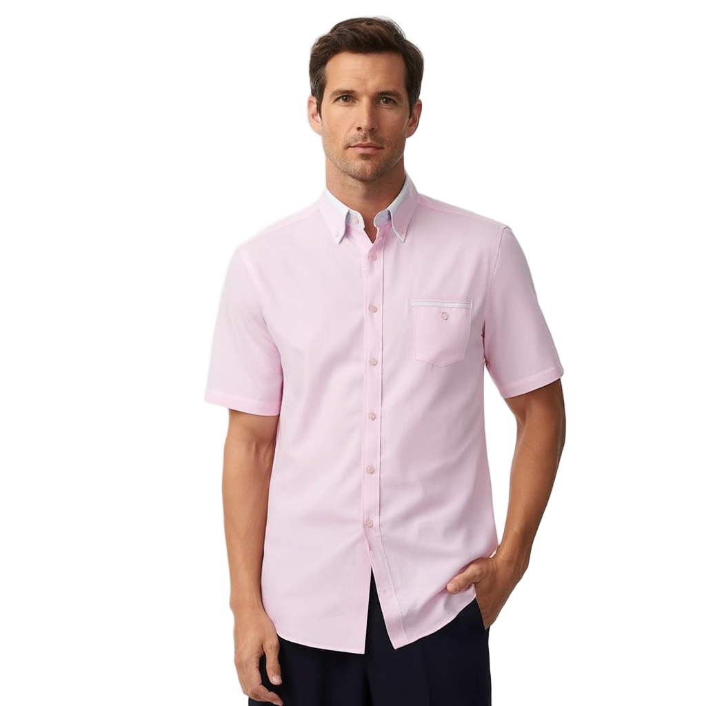 Chemise Sociale Homme Chemise | Manches Courtes