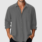 Harmonie Urbaine | Chemise Homme à Manches Longues avec Col Classique | Élégance Décontractée pour Toutes Occasions 22