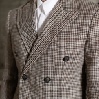 Veste Homme | Veste Croisée Slim Fit en Polyester Premium | Style Britannique pour Élégance Classique 5