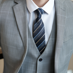 Majestueux | Costume 3 Pièces Classique pour Homme avec Veste et Gilet | Élégance pour Occasions Formelles 3
