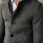 Manteau à Carreaux pour Homme avec Coupe Ajustée | Élégance et Confort pour Automne-Hiver 5