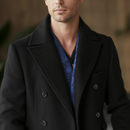 Manteau Shelby Bleu Élégant