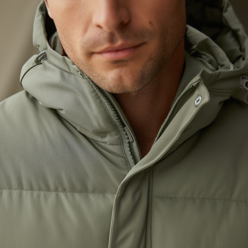 DoudouX | Doudoune Homme Longue avec Capuche Enveloppante | Isolation Optimale pour Hiver 4