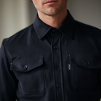 Eclipse Automne | Chemise Homme Classique à Manches Longues avec Poignets Ajustables | Élégance Polyvalente 3