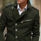 Éclipse | Manteau Trench Long pour Homme avec Ceinture Ajustable | Élégance et Confort pour le Printemps 5