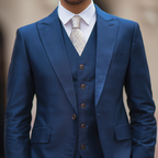 Ensemble Costume Trois Pièces Élégant avec Blazer Ajusté et Gilet pour Hommes 5