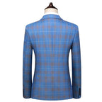 Costume Homme | Costume 3 Pièces à Carreaux Modernes avec Slim Fit | Élégance Polyvalente pour Toutes Occasions 4