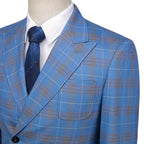 Costume Homme | Costume 3 Pièces à Carreaux Modernes avec Slim Fit | Élégance Polyvalente pour Toutes Occasions 7