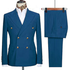 Costume Homme Classique avec Design Croisé Élégant | Parfait pour Mariage et Événements Formels 25