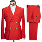 Costume Homme Classique avec Design Croisé Élégant | Parfait pour Mariage et Événements Formels 26