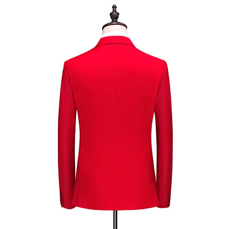 Costume Homme Élégant avec Design Croisé en Polyester et Polyamide pour Confort et Style 14