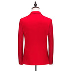 Costume Homme Élégant avec Design Croisé en Polyester et Polyamide pour Confort et Style 14