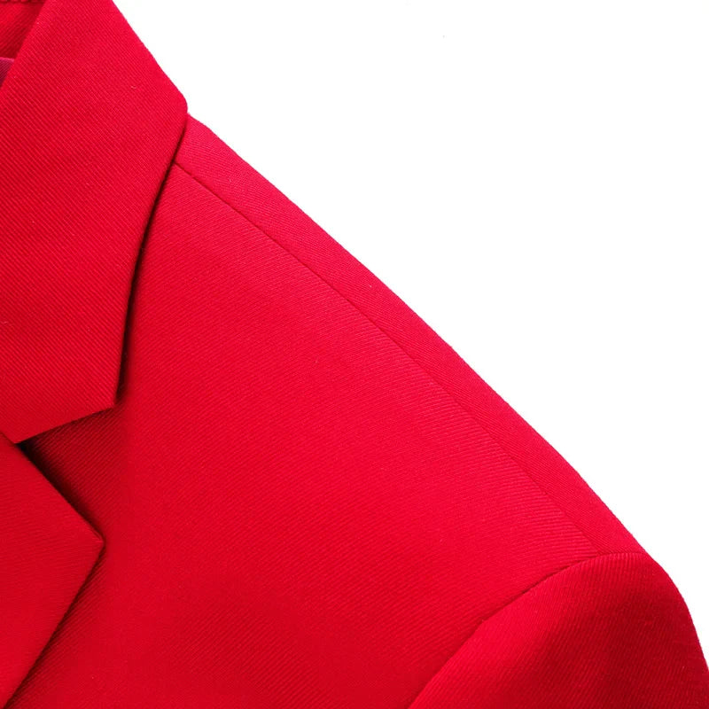 Costume Homme Élégant avec Design Croisé en Polyester et Polyamide pour Confort et Style 16