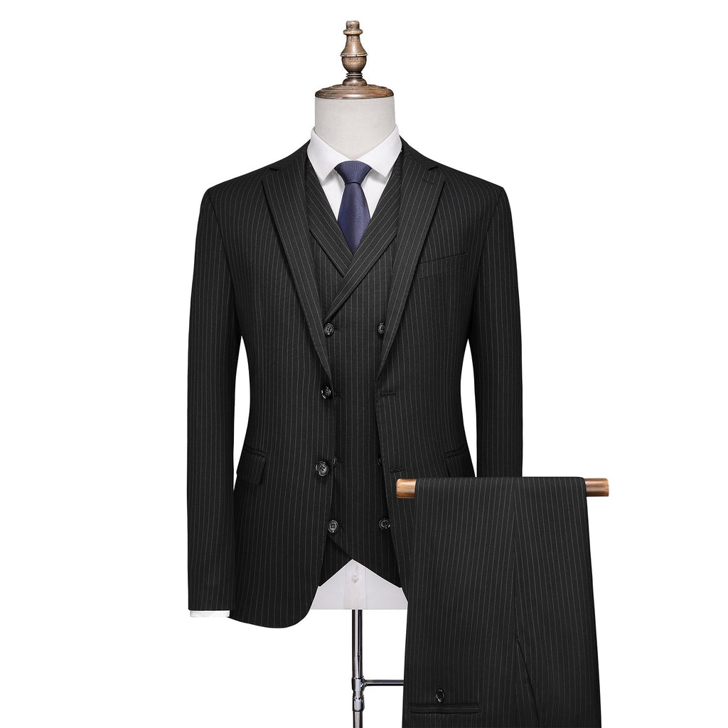 Élégance Classique | Costume Trois Pièces avec Coupe Ajustée | Charme Britannique pour Occasions Formelles 8