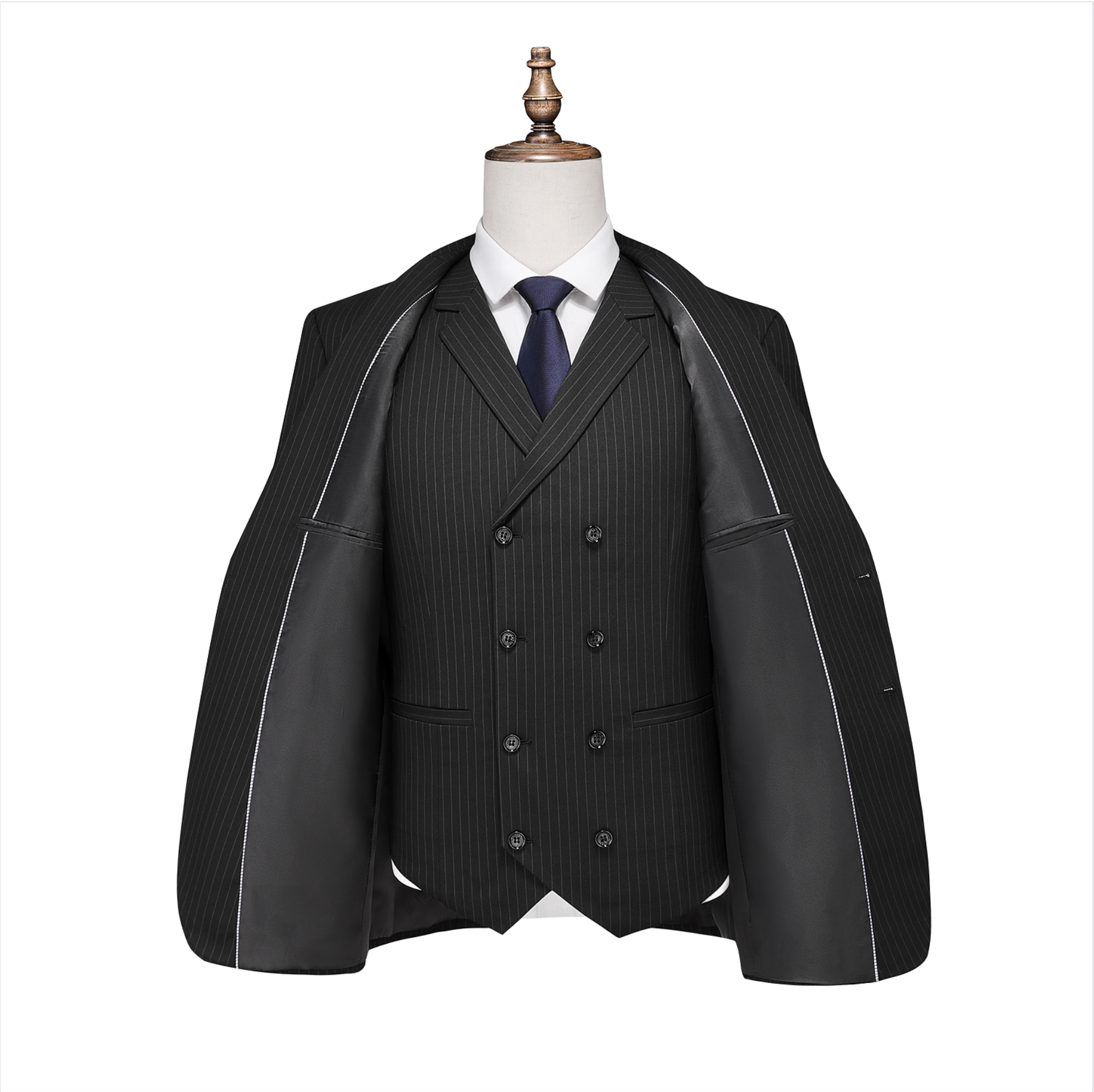 Élégance Classique | Costume Trois Pièces avec Coupe Ajustée | Charme Britannique pour Occasions Formelles 9