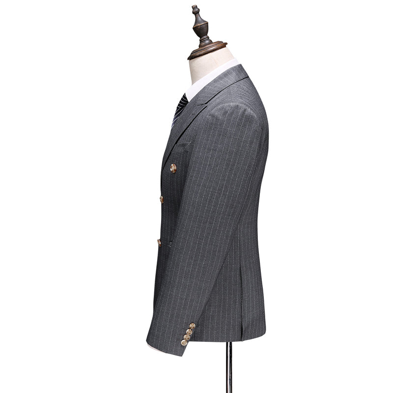 Élégance Britannique | Costume Trois Pièces avec Blazer Ajusté | Look Raffiné pour Occasions Formelles 11